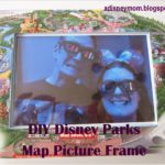 DIY: Disney Parks Map Picture Frame