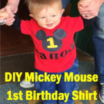 DIY: Mickey Mouse 1st Birthday Shirt