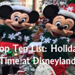 Disney Top Ten: Holiday Time Edition
