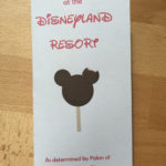 Disneyland Food and Drink Checklist