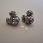 Mickey Mouse Glitter Earrings