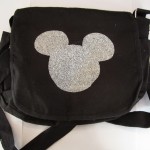 Mickey Mouse Glitter Messenger Bag