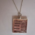 Disney Parks Ticket Necklace