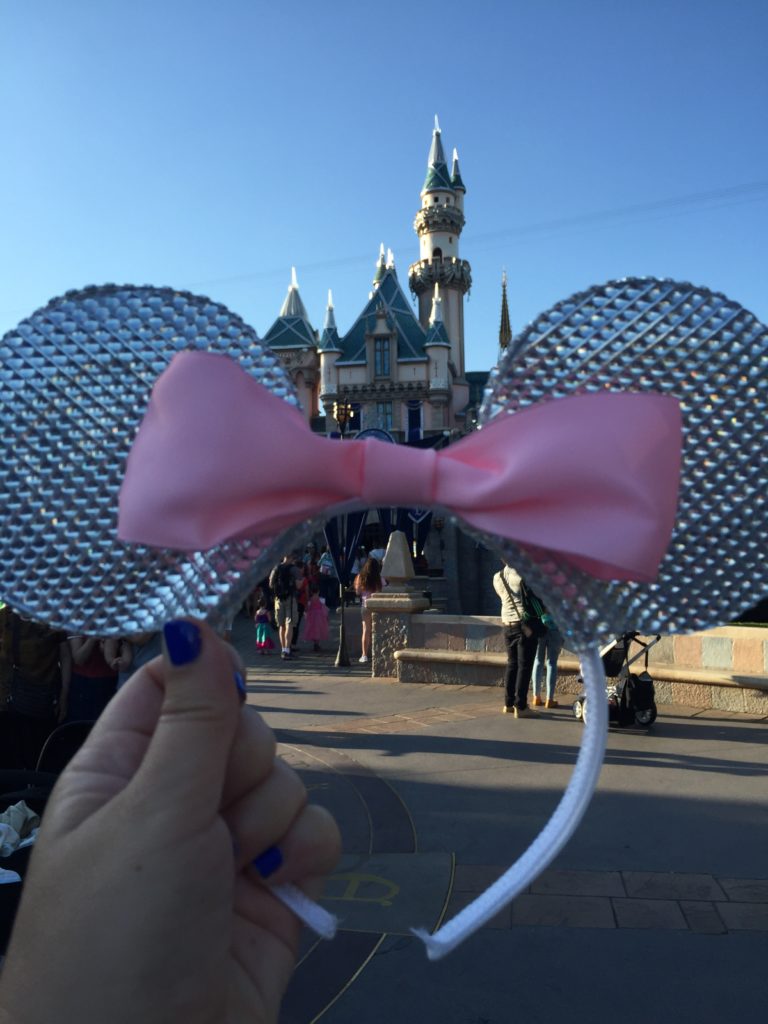 DIY Rhinestone Minnie Ears