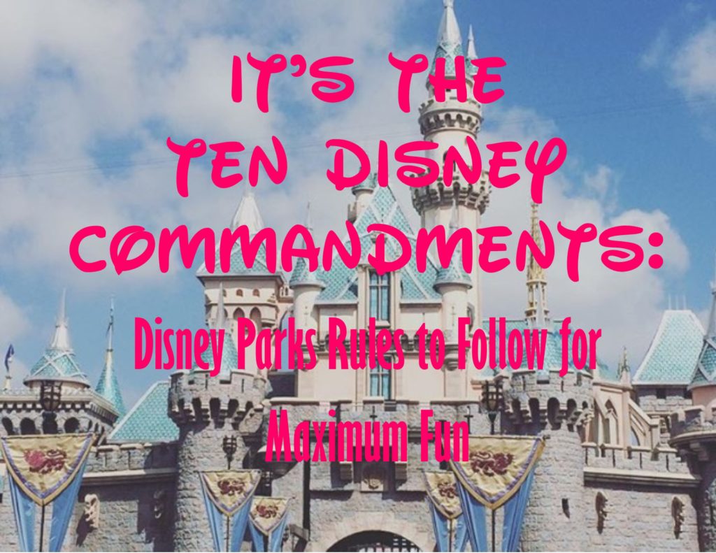 disney commandments